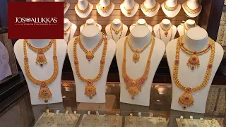 Jos Alukkas Gold Necklace & Haram Collections | Antique Jewellery Collections | Wedding Jewellery