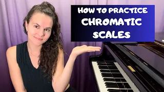 HOW TO PLAY CHROMATIC SCALES ON THE PIANO //  Beginner’s Piano Technique Exercises - Piano Tutorial