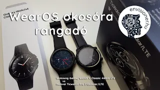 WearOS okosóra rangadó: Galaxy Watch 4 a Ticwatch 3 Pro ellen