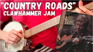 Clawhammer Banjo Song: "Take Me Home, Country Roads" (demo and banjo jam track)