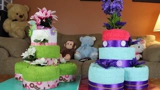 Towel Cake Gift (How To Make)