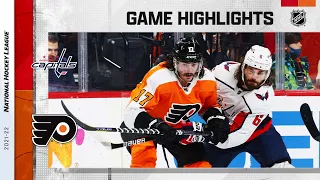 Capitals @ Flyers 2/17 | NHL Highlights 2022