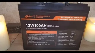 JSDSolar 12V 100Ah LiFePO4 ⚡акумулятор  J12100. 💥Огляд та тестування на ємність.💥