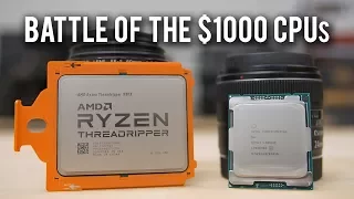 Threadripper 1950X vs Core i9 7900X - Gaming & Rendering Benchmarks!