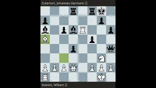 World Chess Championship 1886 | Steinitz vs Zukertort | Round 2