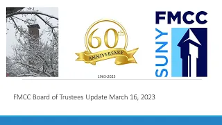 FMCC Board of Trustees Meeting March 16, 2023