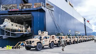 Dozens of US Military Vehicles and helicopters Deployed to the Philippines