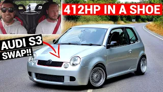 🐒 412HP VW LUPO SLEEPER WITH AUDI S3 TURBO SWAP - INSANE!