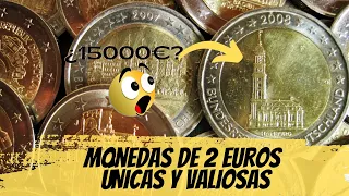 ¿SABÍAS que estas MONEDAS de 2 EUROS son MUY VALIOSAS? Descubre sus CURIOSIDADES