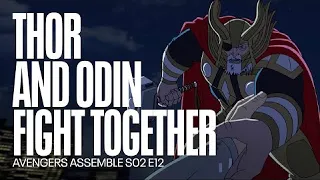 Thor and Odin fight together | Avengers Assemble