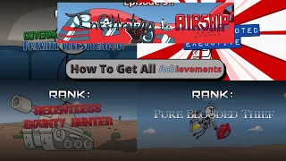 How To Get All Achievements In Infiltraiting The Airship In The Henry Stickmin Collection!