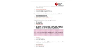 ACLS EXAM VERSION B 2020/2021 QUESTIONS WITH ANSWERS PDF