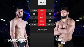 Рашид Магомедов vs. Али Багов | Rashid Magomedov vs. Ali Bagov | ACA 141