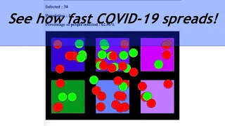 Simulating an epidemic I See how fast COVID-19 can spread!!