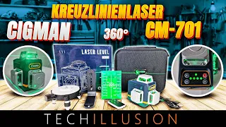 🔥CIGMAN 3x360° Kreuzlinienlaser CM-701 im Test 😱 - CIGMAN Laser CM-701 - Review & Test