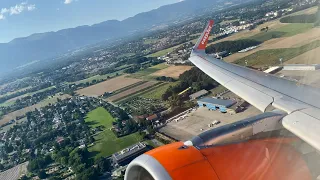 [4K] Amazing Engine BUZZ | Geneva (GVA) Takeoff | EasyJet | A320-214 (sharklets)