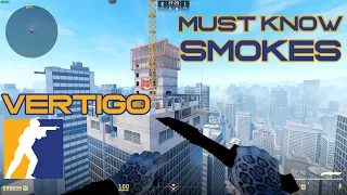 Smokes you NEED TO KNOW on Vertigo in CS2