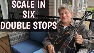Scale in Six Double Stops for Mandolin