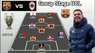 Barcelona vs Antwerp ~ Barcelona 4-3-1-2 With Gavi & Oriol Group Stage Champions League 2023/24