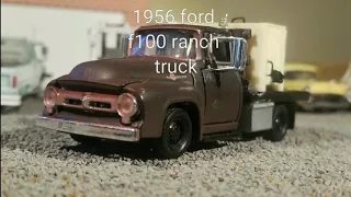 1/64 custom 1956 ford f100 ranch truck