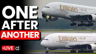 🔴 RARE Double A380 Action! | LIVE Plane Spotting & Friendly Chat ✈️