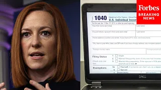 Jen Psaki Prodded About Biden Admin Tax Plans, Including Possible Child Tax Credit Extension