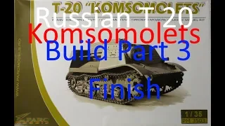 Heroes&General WW2. Russian T 20 Komsomolets Buildpart 3 paint and Final