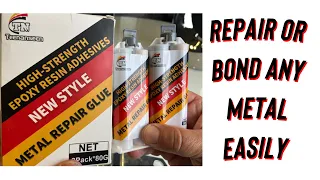 Bond Or Repair Metals Easily With This Reusable Teenaneen Epoxy Glue! Amazon Link Is Below!