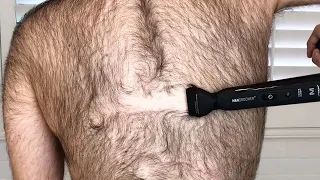 MANGROOMER LITHIUM MAX PLUS+ Back Hair Shaver mows down Super Hairy Backs 💥💥