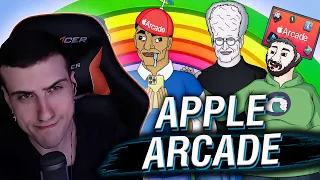 APPLE ARCADE ХУДШАЯ ИГРОВАЯ ПОДПИСКА // РЕАКЦИЯ HELLYEAHPLAY