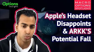 Apple's AR Headset Disappoints & ARKK's Potential Fall | Best Trading Options Strategies