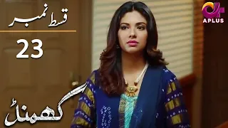 Ghamand - Episode 23 | Aplus Dramas | Noman Ejaz, Sunita Marshall, Sadaf | Pakistani Dramas | CG11