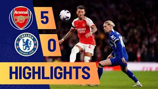 Arsenal 5-0 Chelsea | Match Highlights & All Goals | Premier League 2023/24