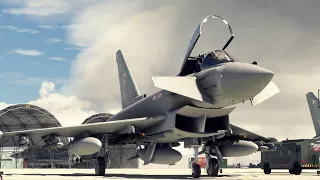 First look at the CJ Simulations Eurofighter Typhoon in Microsoft Flight Simulator