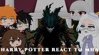 Harry Potter React ||•Harry Potter react to Mha•||