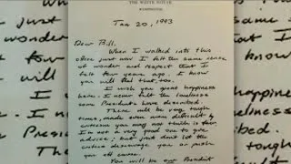 Bush wrote gracious letter to Bill Clinton after loss