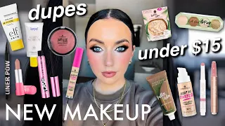 UNDER $15 & DUPES...new makeup ULTA try on haul