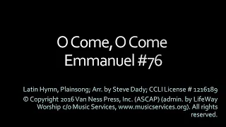 O Come, O Come Emmanuel - Lyric Video