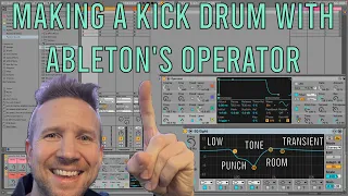 How to make a Kick Drum with Ableton's Operator tutorial