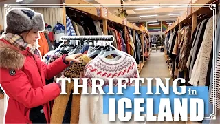 BEST THRIFT SHOPS in Reykjavik | I found the perfect vintage LOPAPEYSA | Shopping in Iceland