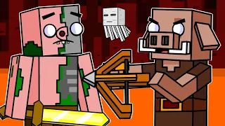 Block Squad: The Nether | All Episodes (Minecraft Animation)