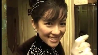 Zhang Ziyi on set - 2046 Behind the scenes footages