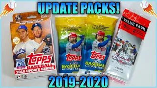 Random Topps Update Baseball Card Pack Break! 2019-2020! Chrome, Value Packs, Fat Packs, & Hangers!