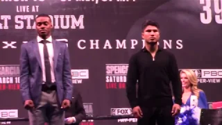ERROL SPENCE vs MIKEY GARCIA OFFICIAL FACE OFF LOS ANGELES