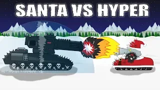 Catoon about tanks "Xmas night battle"