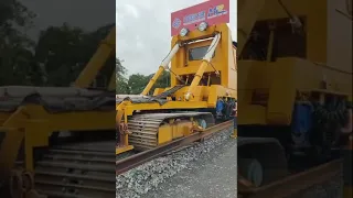 #How to implement new rail track line #railway #rail track machine #best technology for railtrack