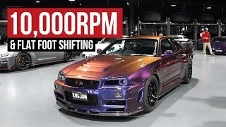 1500hp "RB36" Paddle-Shifting GT-R: The Most Batsh*t Crazy R34 I've Ever Seen