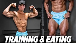 FULL DAY OF EATING & TRAINING | ATHLETIC LEG WORKOUT