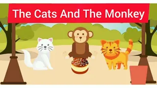 The Cats And The Monkey | Moral Story | Learn With Nursery Infobells