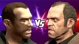 Niko Bellic (GTA IV) vs. Trevor Phillips (GTA V) | Ultimate Comparison 🔥